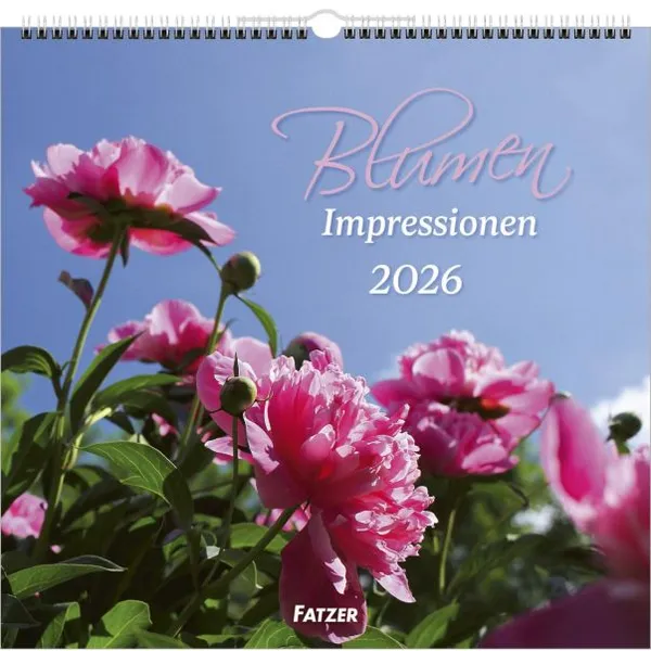 Produktbild des Artikels Blumen-Impressionen 2026 - Wandkalender (Kalender - Spiralbindung)