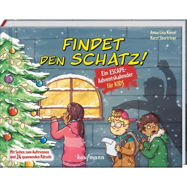 Produktbild des Artikels Findet den Schatz! - Ein Escape-Adventskalender für Kids (Buch - Gebunden)