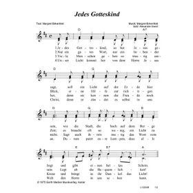 Produktbild des Artikels Jedes Gotteskind (Noten - Download)