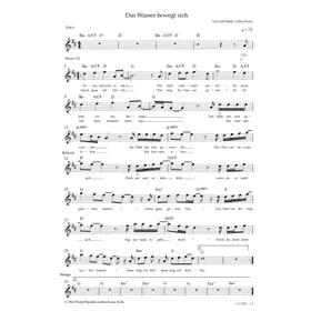 Produktbild des Artikels Das Wasser bewegt sich (Noten - Download)