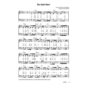 Produktbild des Artikels Du bist Herr (Noten - Download)