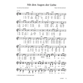 Produktbild des Artikels Mit den Augen der Liebe (Noten - Download)