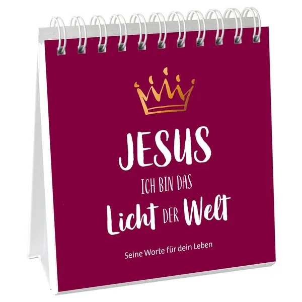 Produktbild des Artikels Jesus - Ich bin das Licht der Welt - Aufstellbuch (Buch - Spiralbindung)