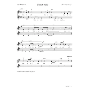 Produktbild des Artikels Freuet euch! (Noten - Download)
