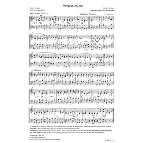 Produktbild des Artikels Vergiss es nie (Noten - Download)