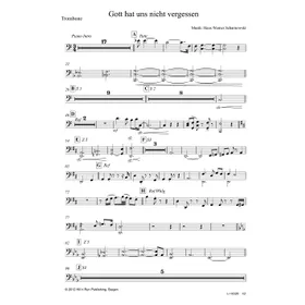 Produktbild des Artikels Gott hat uns nicht vergessen (Posaune) (Noten - Download)