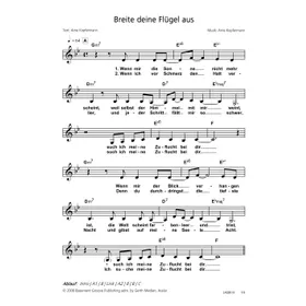 Produktbild des Artikels Breite deine Flügel aus (Noten - Download)