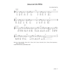 Produktbild des Artikels Jesus sei die Mitte (Noten - Download)
