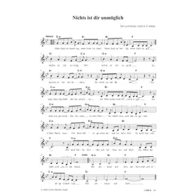Produktbild des Artikels Nichts ist dir unmöglich (Noten - Download)