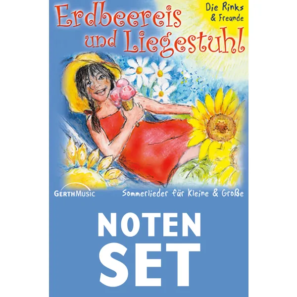 Produktbild des Artikels Erdbeereis und Liegestuhl (Noten-Set) (Noten - Download)
