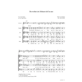 Produktbild des Artikels Da wohnt ein Sehnen tief in uns (Noten - Download)