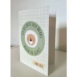 Produktbild des Artikels Faltkarte "Ich beschütze dich überall" (Schreibwaren)