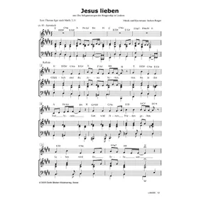 Produktbild des Artikels Jesus lieben (Noten - Download)