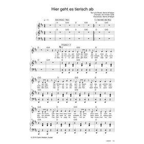 Produktbild des Artikels Hier geht es tierisch ab (Noten - Download)