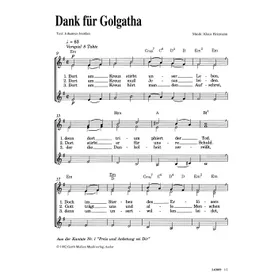 Produktbild des Artikels Dank für Golgatha (Noten - Download)