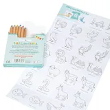 Stimmungsbild zu Mal- und Memo-Set "Löwe"