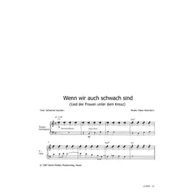 Produktbild des Artikels Wenn wir auch schwach sind (Noten - Download)