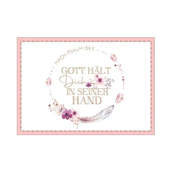 Produktbild des Artikels Postkarte "In seiner Hand" (Schreibwaren)