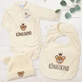 Stimmungsbild zu Baby Lätzchen "Königskind" - Bär