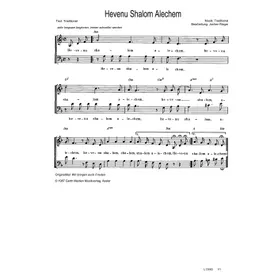 Produktbild des Artikels Hevenu Shalom Alechem (Noten - Download)