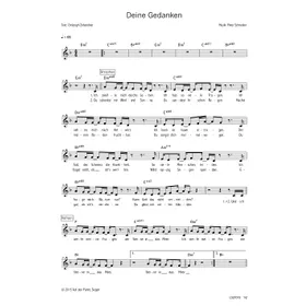 Produktbild des Artikels Deine Gedanken (Noten - Download)