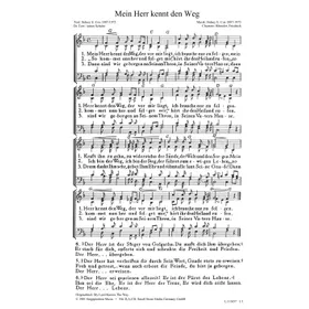 Produktbild des Artikels Mein Herr kennt den Weg (Noten - Download)