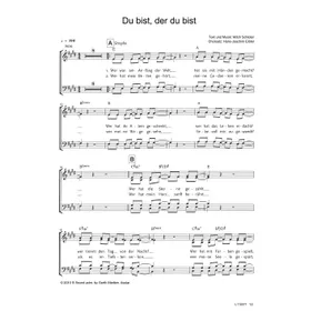 Produktbild des Artikels Du bist, der du bist (Noten - Download)