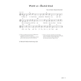 Produktbild des Artikels Wenn es Abend wird (Noten - Download)