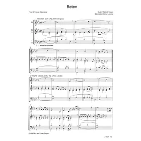 Produktbild des Artikels Beten (Noten - Download)