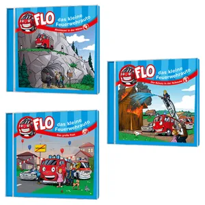 Produktbild des Artikels Flo - das kleine Feuerwehrauto - CD-Set 10 (Hörbuch/Hörspiel - CD)