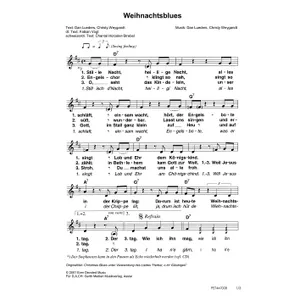 Produktbild des Artikels Weihnachtsblues (Noten - Download)