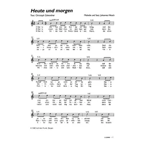 Produktbild des Artikels Heute und morgen (Noten - Download)