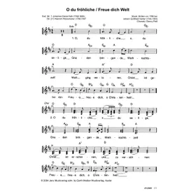 Produktbild des Artikels O du fröhliche / Freue dich Welt (Noten - Download)
