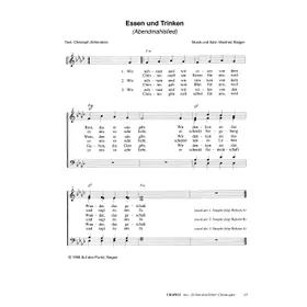 Produktbild des Artikels Essen und Trinken (Noten - Download)