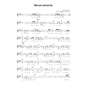 Produktbild des Artikels Warum weinst du (Noten - Download)