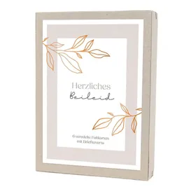 Produktbild des Artikels Kartenbox - Herzliches Beileid (Schreibwaren)