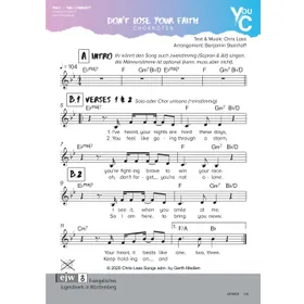 Produktbild des Artikels Don't Lose Your Faith (Noten - Download)