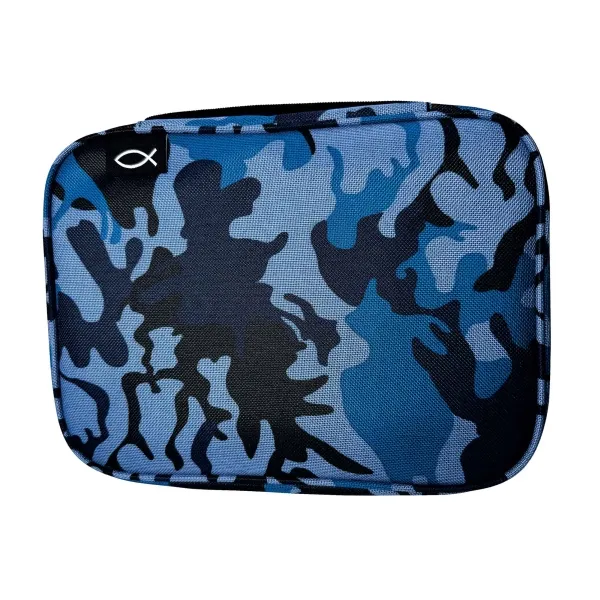 Produktbild des Artikels Bibeltasche XL "Ichthys" - blau ()