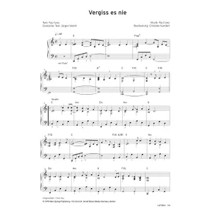 Produktbild des Artikels Vergiss es nie (Noten - Download)