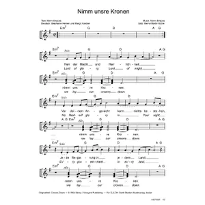 Produktbild des Artikels Nimm unsre Kronen (Noten - Download)