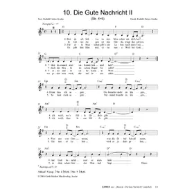 Produktbild des Artikels Die Gute Nachricht II (Str. 4+5) (Noten - Download)