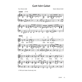 Produktbild des Artikels Gott hört Gebet (Noten - Download)