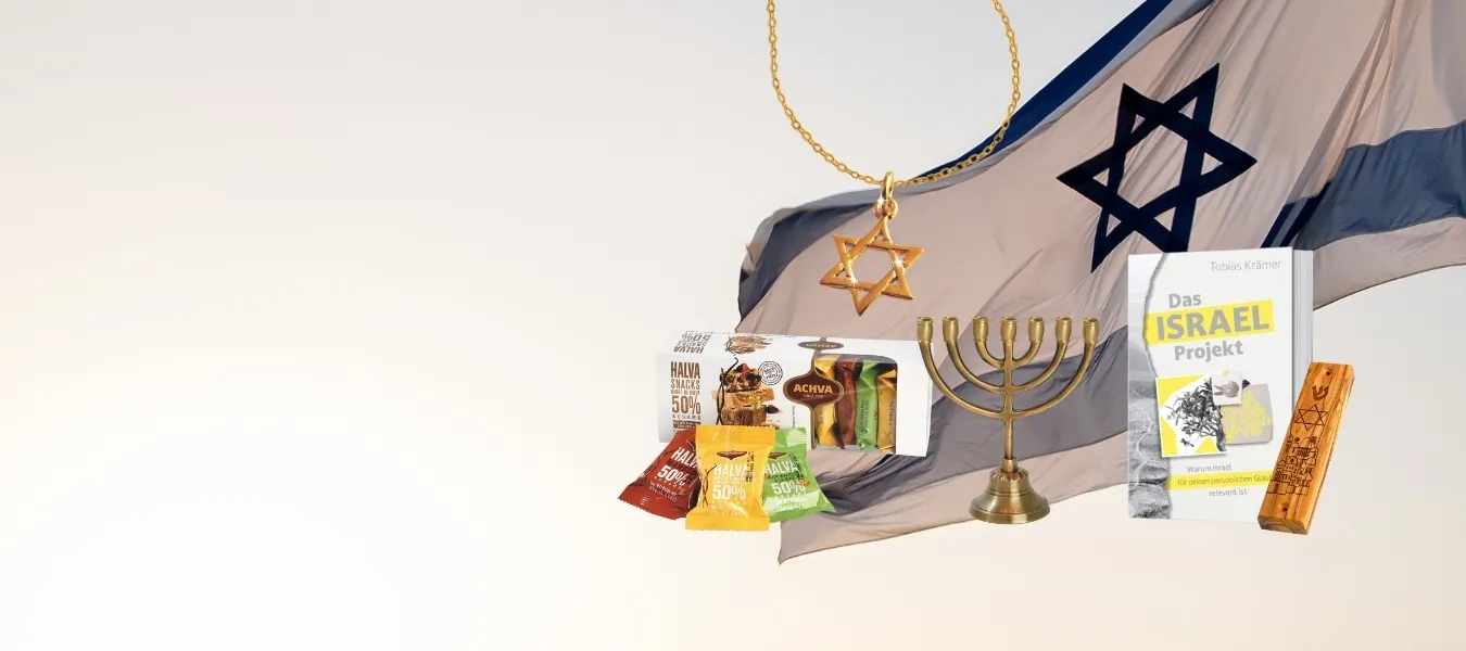 Banner - Israel im Herzen tragen
