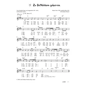 Produktbild des Artikels Zu Bethlehem geboren (Noten - Download)