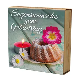 Produktbild des Artikels Teelichthalter: Segenswünsche zum Geburtstag ()