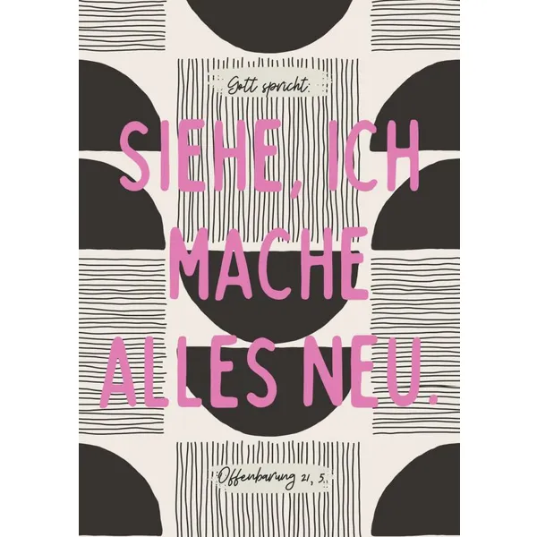 Produktbild des Artikels Jahreslosung 2026 - Poster A3 "modern" ()