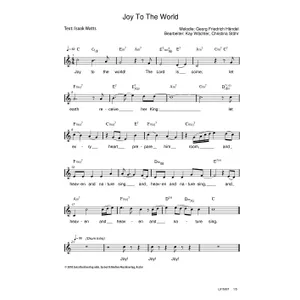 Produktbild des Artikels Joy To The World (Noten - Download)