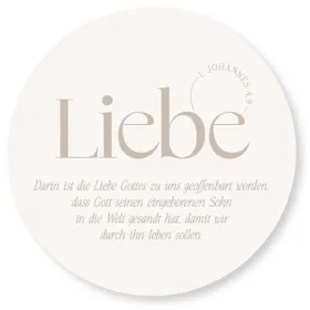 Produktbild des Artikels Wandschmuckbild: Liebe - 25cm ()