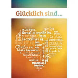 Produktbild des Artikels Glücklich sind ... - Deutsch (Herz-Version) (Buch - Geheftet)