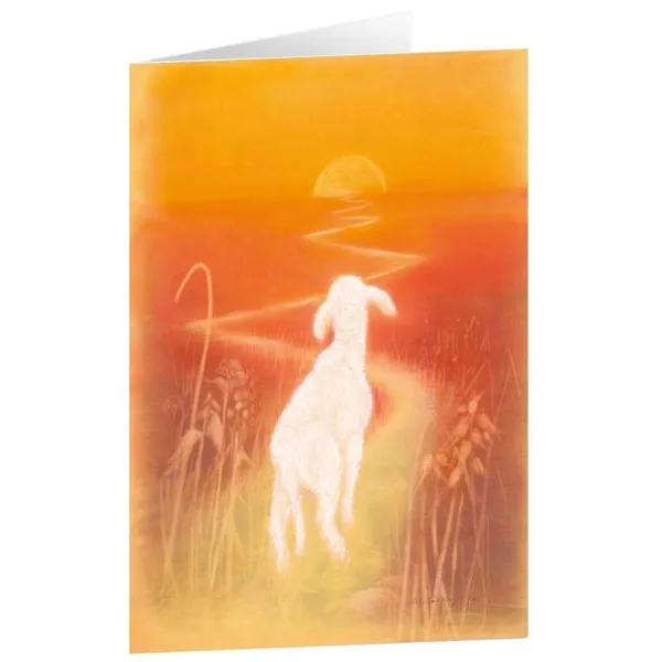 Produktbild des Artikels Kunstkarten "Der rechte Weg" 5 Stk. (Schreibwaren)